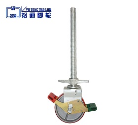 European Adjustable PU Scaffolding Caster Wheel