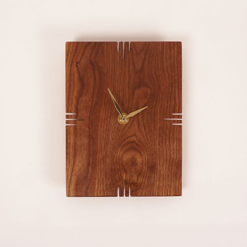 WALNUT WALL CLOCK