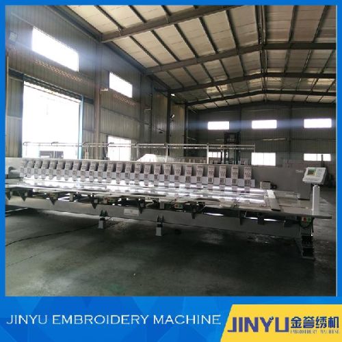 JINYU 6 Needles and 25 Heads Flat Embroidery Machine