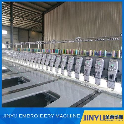 JINYU 6needles and 35 Heads Flat Embroidery Machine