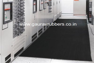 Rubber Electrical Insulation Mat, Color : Black, Blue