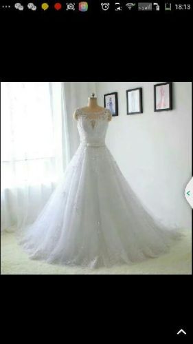 Tulle and Applique Ball Gown