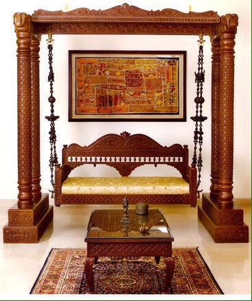 Polished Wooden Swing, For Garden, Home, Feature : Attractive Designs, High Strength, Long Life, Rust Proof