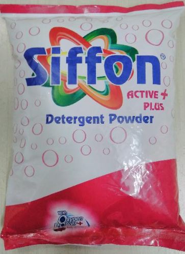 Siffon Active Plus Detergent Powder, Feature : Pink Colour, Rose Fragrance, With Convenient Price, Plastic Pouch Wrapper.