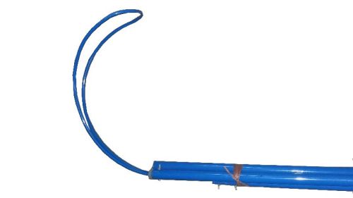 Aluminium Swimming Pool Shepherd Hook, Color : Blue