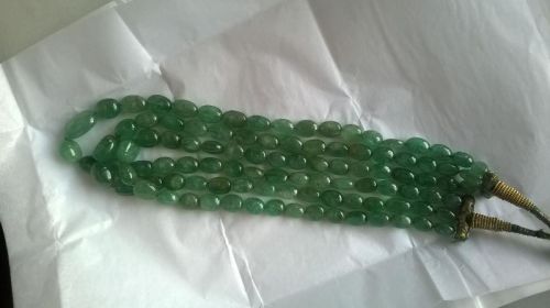 Natural Gemstone Emerald Colombian Beads, Color : Green