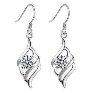 Polished Silver Earrings, Occasion : Casual Wear, Part Wear, Weeding Wear