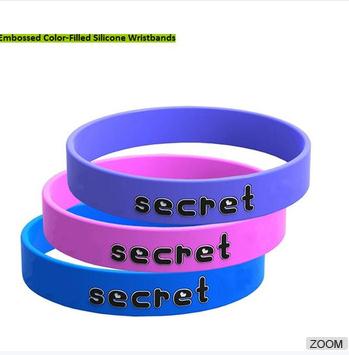 High quality silicone Silicon Bracelets, Brand Name : J-X