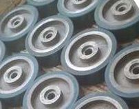 Round PU Heavy Wheels, Color : Grey