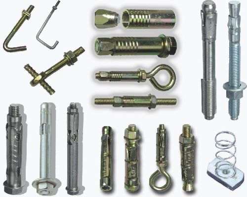 Power Coated Anchor Fasteners, Color : Metallic