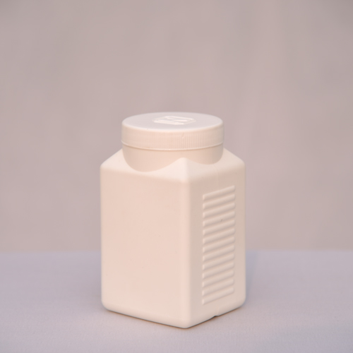 480 Ml HDPE Ribbed Square Jars, For Pharmaceuticals, Feature : Crack Proof, Eco Friendly.Biodegradable