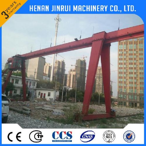 Ingle Girder Electric Hoist Gantry Crane With ISO/CE/GOST