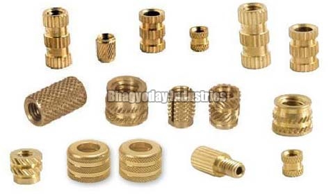 Round Polished Brass Inserts, For Electrical Fittings, Size : 0-10mm, 10-20mm, 20-30mm, 30-40mm