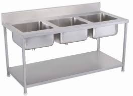 Polished Three Sink Unit, Feature : Durable, Shiny Look