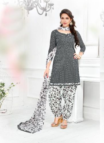 Ladies Flavour Presents Black Patiyala Salwar Suit