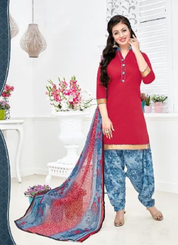Ladies Flavour Presents Pink Patiala Salwar Suit
