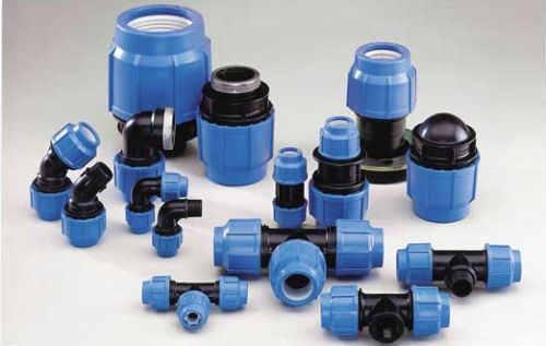 PP Compression Pipe Fittings, For Industrial Domestic, Size : 1/2 - 6 Inch