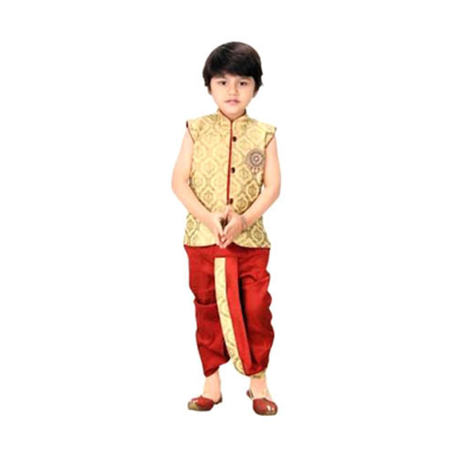 Boys Dhoti Jacket Set