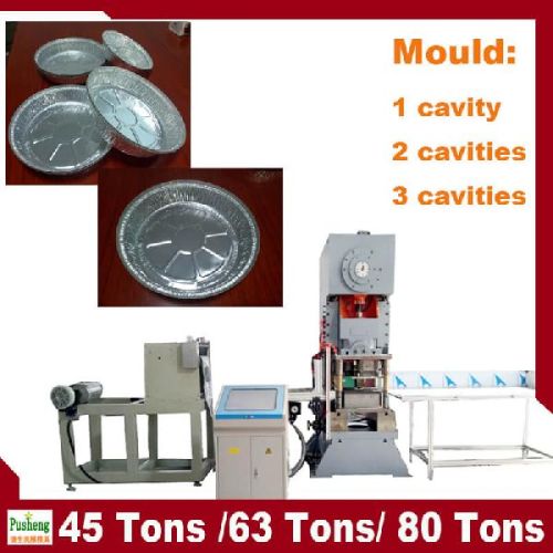 Aluminum Foil Food Container Making Machine, Packaging Type : Grey