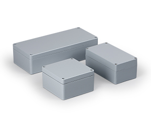 Plain Aluminum Aluminium Enclosures, Shape : Rectangular, Square