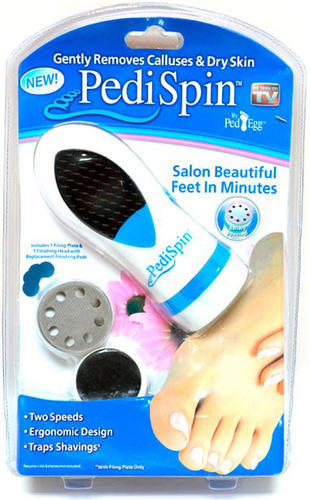 Pedi Spin Foot Callus Remover, Color : Blue