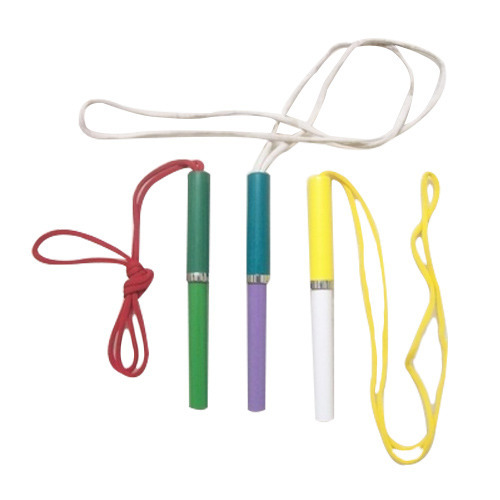 Blue Plastic Rope Pens, For Writing, Style : Comomon