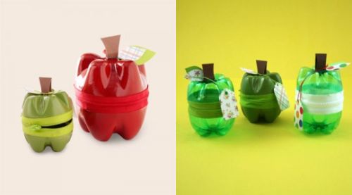 Plastic Apple Shaped Bottles, For Storing Liquid, Feature : Fine Quality, Light-weight