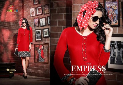 Ladies Designer Kurti, Material : Rayon