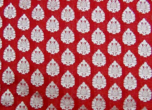 Well-finished Silk Brocade Fabric