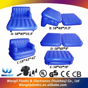 PVC Air Sofa Bed, Brand Name : mirakey, Packaging Type : black