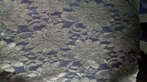 Raschel Twisted Zari Fabric