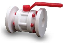 Parshwa 10 To 15 Kg PP Flanged Ball Valves, For Chemical Industries, Port Size : 1