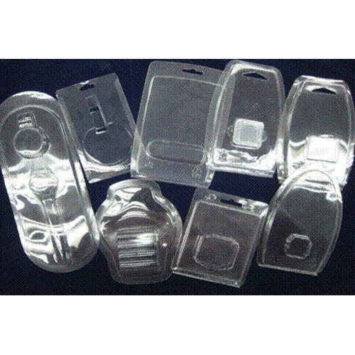 Rectangular PVC Sliding Blisters, For Food Blistring, Pattern : Plain