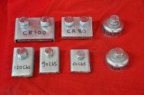 Aluminium Rail Clamps, Color : Grey