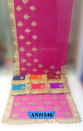 FabricFunda Fancy Designer Georgette Sarees