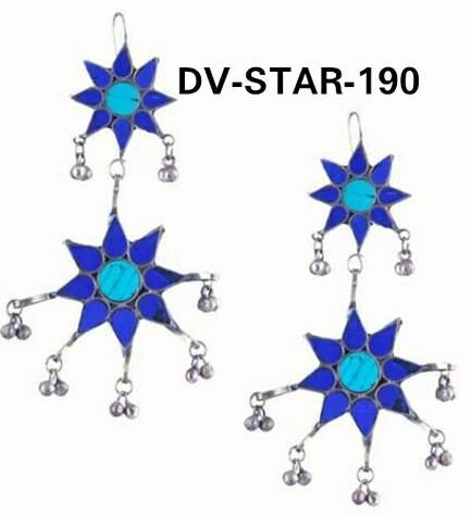 Afghani Silver Plated Earrings