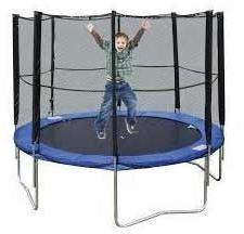 12 Ft Enclosed Trampoline.