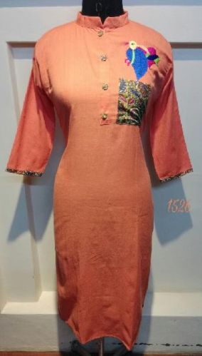 1526 Embroidered Kurtis