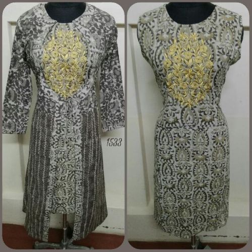 1533 Embroidered Kurtis