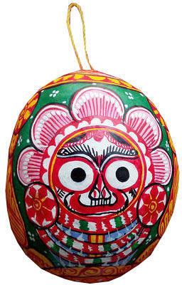 Painted Coconut Shell