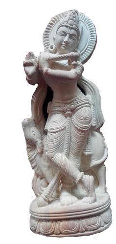 Stone Krishna Statue