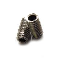 Polished Stainless Steel Hexagon Socket Set Screw, For Industrial