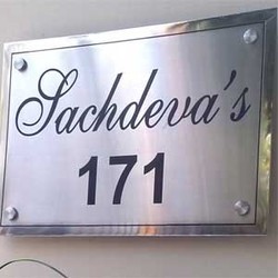 Stainless Steel Nameplate