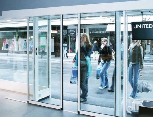 Steel Glass Polished Automatic Sliding Door