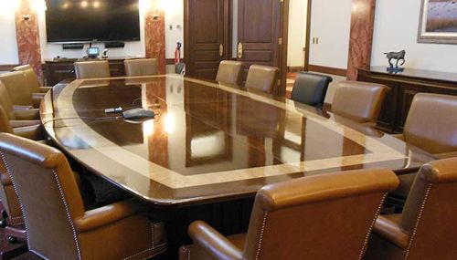 Wood Conference Room Furniture, For In Offices, Feature : Durable