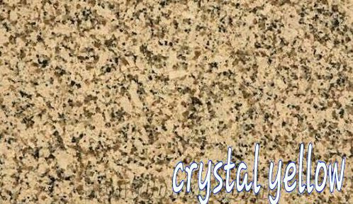 Crystal Yellow Granite Slabs