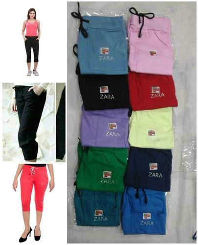 Cotton Solid Capri, Gender : Female