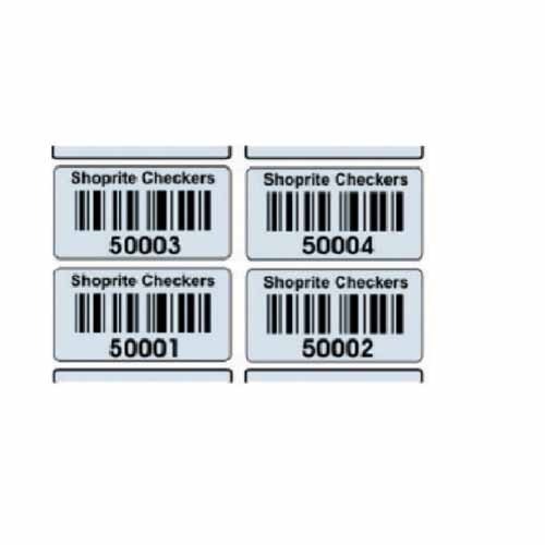 Paper Barcode Printed Labels