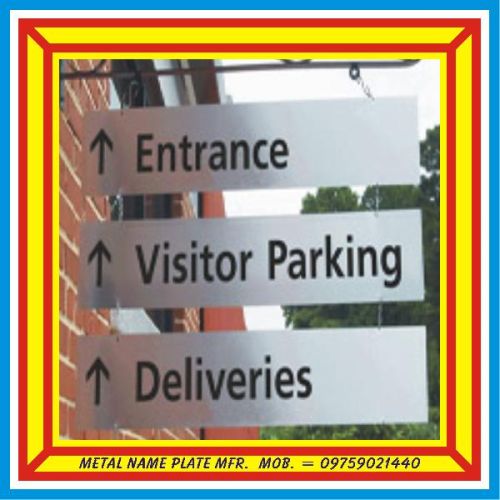 Directions Metal Plates