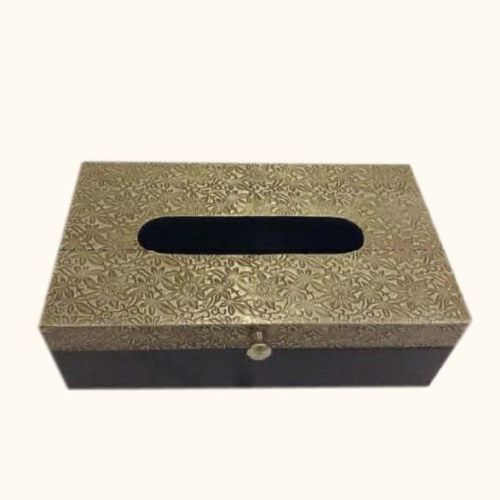 Brass Tissue Box